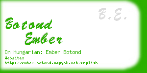 botond ember business card